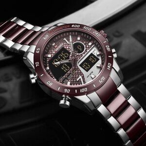 NAVIFORCE Men’s Digital Waterproof Wristwatch